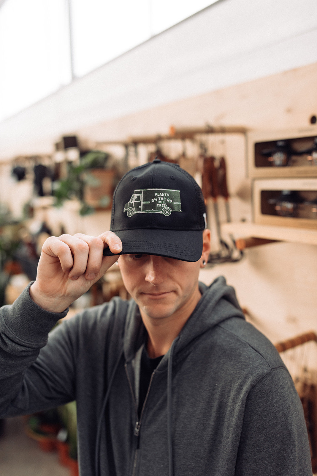 Mill Creek Carhartt Black Trucker Cap – Mill Creek Gardens