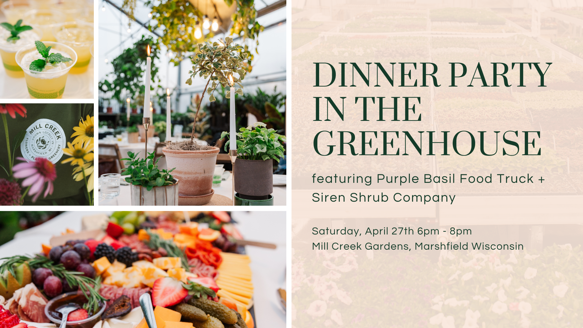 Dinner Party in the Greenhouse