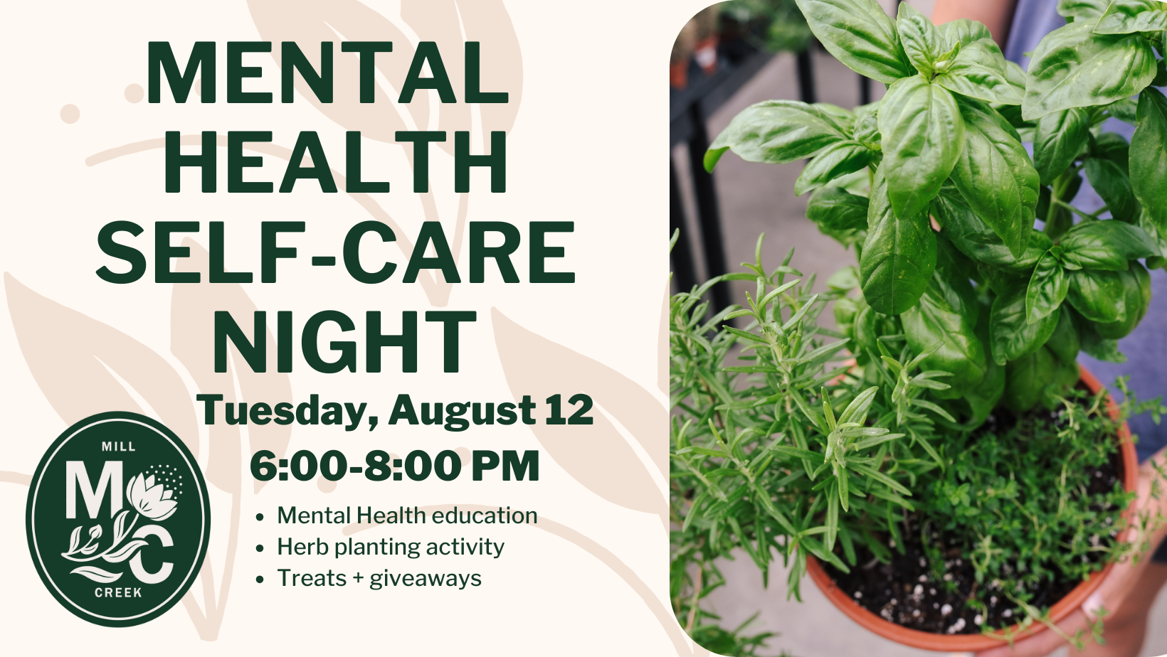 Mental Health Self Care Night