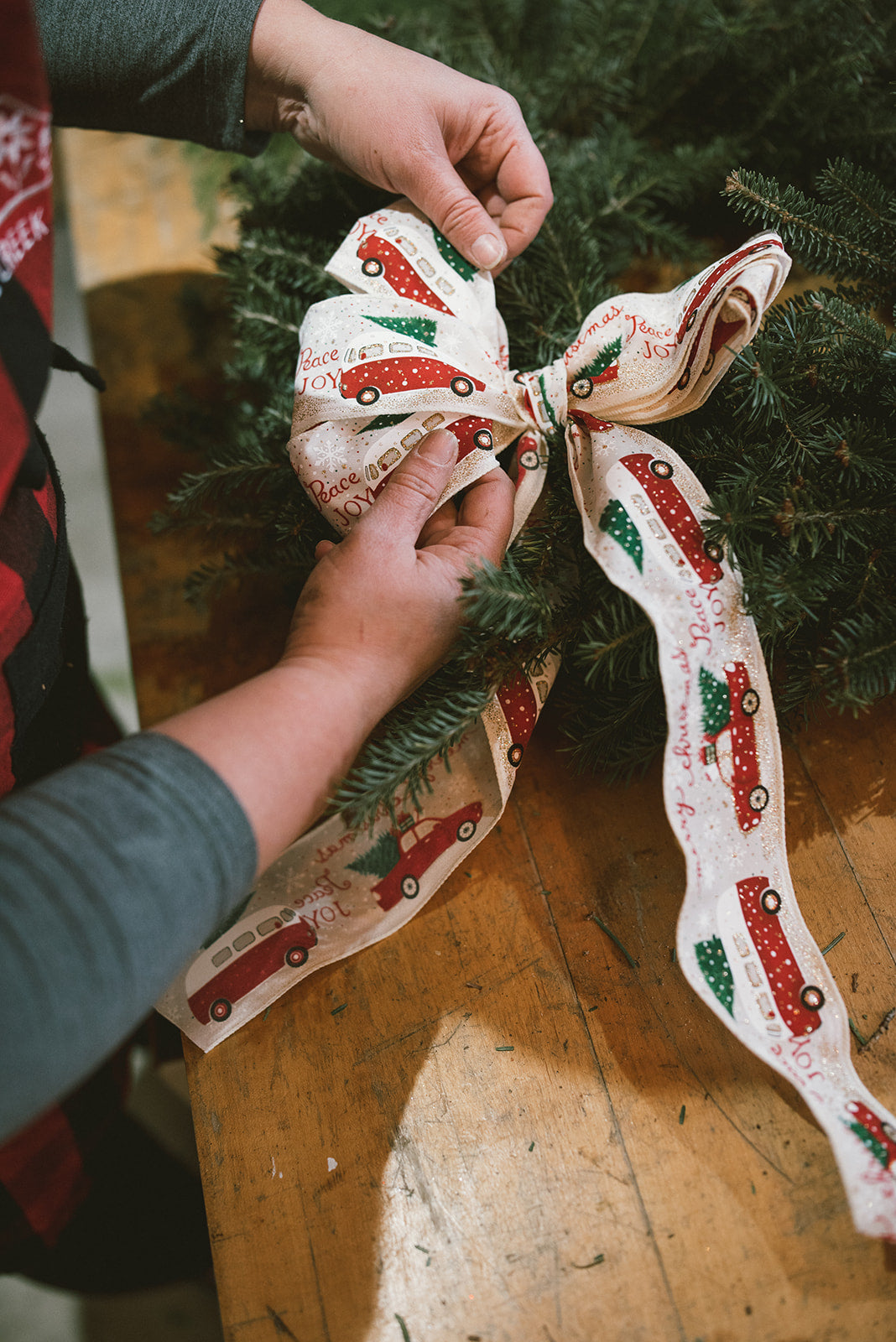 Make Your Own Hand tied Wreath AT HOME KIT